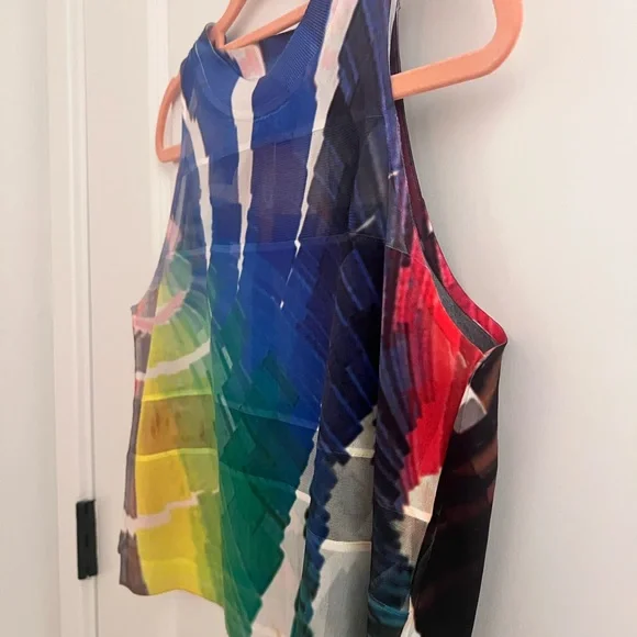 Zara Multicolor Tie-Dye Crop Top - Picture 4 of 7